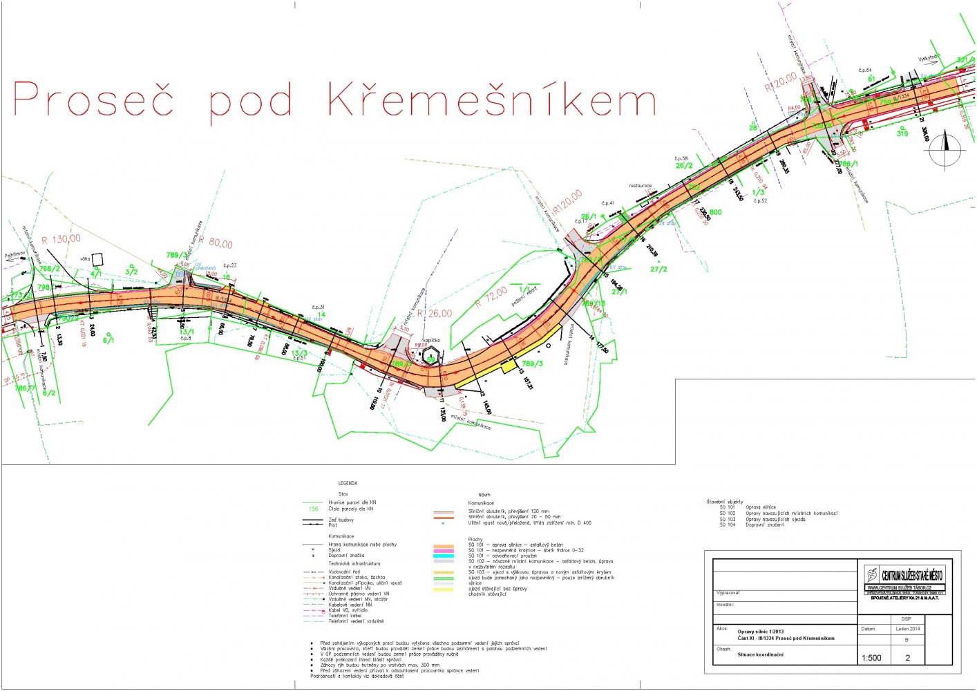 Proseč pod Křemešníkem - průtah